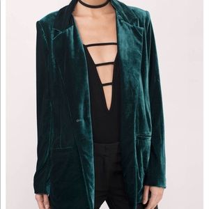 Velvet blazer